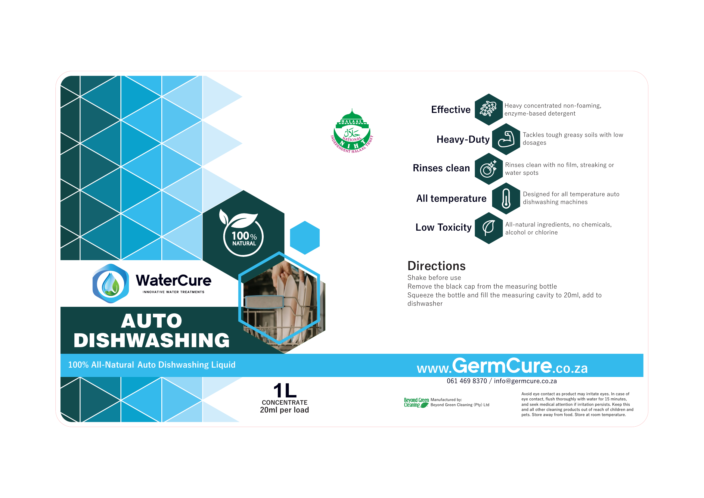 GermCure Auto Dishwashing Liquid